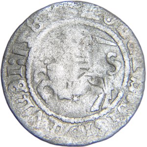 Zikmund I. Starý, litevský půlpenny 1518, Vilnius I58 VELMI ZRADKÉ