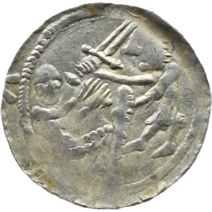 Władysław II Wygnaniec (1138-1146), Denar - Adler und Hase, GWIAZDA NAD ORŁEM, Kraków
