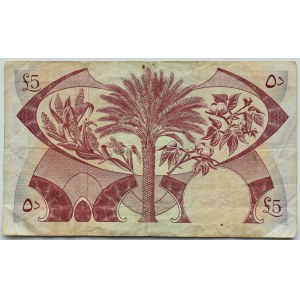 Yemen, South Arabia, BD 5 dinars (1965)