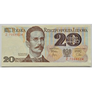 PRL, R. Traugutt, 20 zlotych 1982, Z series
