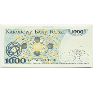 PRL, M. Kopernik, 1000 złotych 1975, seria BG, UNC BARDZO RZADKIE