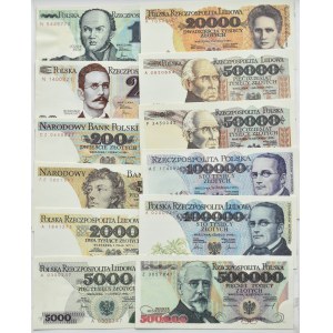 PRL, set of COPIES of banknotes, rare series