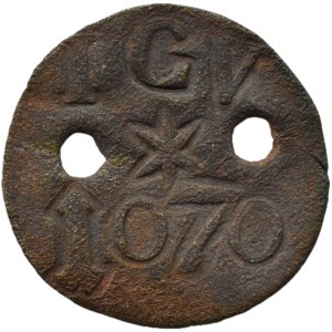 Boat, IGV 1070 dye token. rare