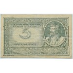 Second Polish Republic, 5 marks, 1919, B. Głowacki, IQ series
