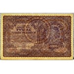 II RP, 1000 marek 1919, II serja Y - typ 7 PIĘKNE!