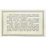 Second Polish Republic, 20 groszy commuter ticket, 1924, Warsaw