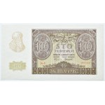 General Government, 100 zlotych, 1940, Series B, ZWZ counterfeit, UNC