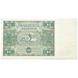 RP, 20 zlotých, 1947, série C, Varšava