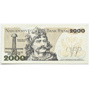 People's Republic of Poland, Mieszko I/B. Chrobry, 2,000 zlotys, 1979, Y series