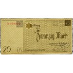 Łódź Ghetto, 20 marks, 1940, no watermark
