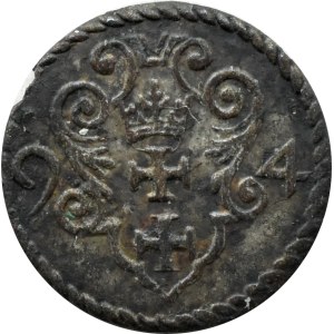 Sigismund III Vasa, denarius, 1594, Gdańsk