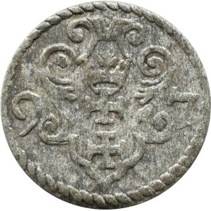 Sigismond III Vasa, denar de 1597, Gdańsk