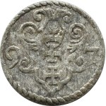 Sigismond III Vasa, denar de 1597, Gdańsk
