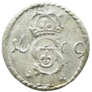 Sigismund III Vasa, 2-denar coin, 1609, Vilnius, RARE