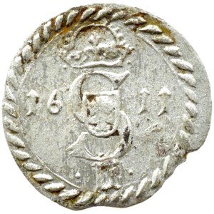 Sigismondo III Vasa, duodenaro del 1611, Vilnius, SENZA PUNTI