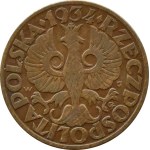 Second Polish Republic, 5 groszy, 1934, Warsaw—RARE
