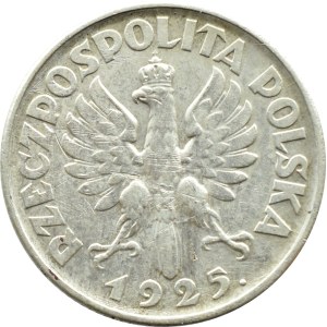Second Polish Republic, Ears of Wheat, 1 zloty, 1925, London