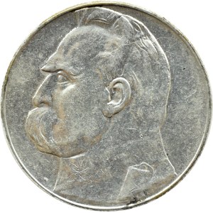 II RP, Józef Piłsudski, 10 złotych 1938, Warszawa, RZADKIE