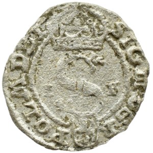 Zygmunt III Waza, szeląg koronny 1591 IF, Olkusz POL M D LI