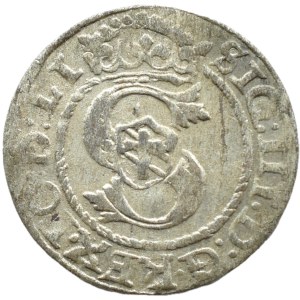Zygmunt III Waza, szeląg 1594, Ryga ŁADNY