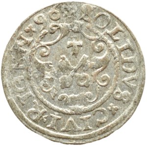 Sigismund III Vasa, 1596 shilling, Riga PO D LI/RIGEN