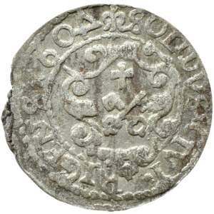 Sigismund III Vasa, 1604 shilling, Riga—REVERSED FOUR