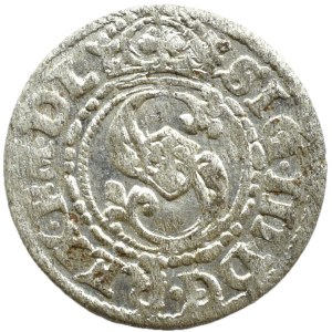 Sigismund III Vasa, 1620 (620) shilling, fox facing left, Riga