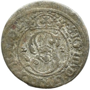 Zygmunt III Waza, szeląg 1621 (Z-1) lis w lewo, Ryga