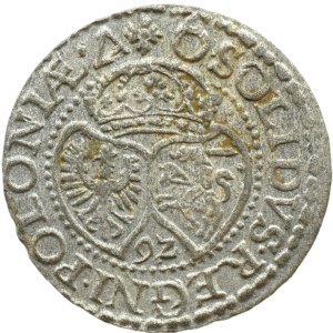 Sigismund III Vasa, 1592 szeląg, Malbork