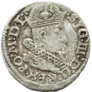 Sigismund III Vasa, grosz, 1625, Vilnius—A HUNTING SCENE ON A SHIELD