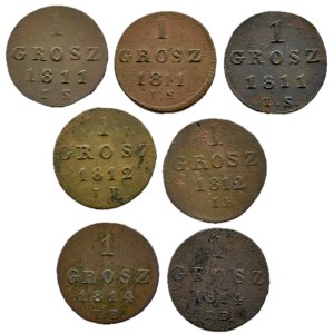 Varšavské kniežatstvo, séria 1 groš 1811–1814, Varšava