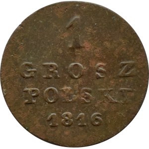 Alexander I, 1 grosz, 1816 I.B., Warsaw