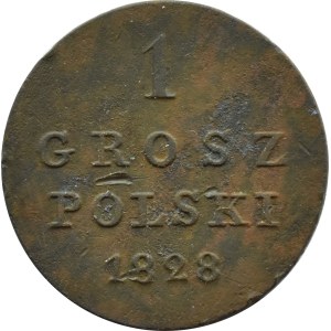 Nicholas I, 1 grosz, 1828 F.H., Warsaw