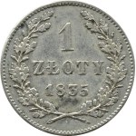 Free City of Kraków, 1 zloty, 1835, Vienna