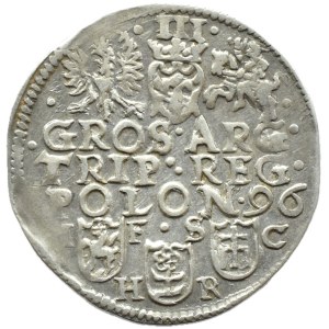 Sigismund III Vasa, 1596 trojak, Bydgoszcz