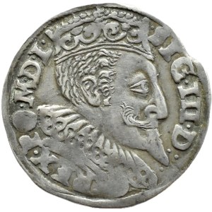 Sigismund III. Wasa, Trojak 1597 HR, Bydgoszcz DREI VERZEILE