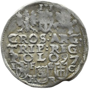 Sigismund III. Wasa, Trojak 1597 HR, Bydgoszcz DREI VERZEILE