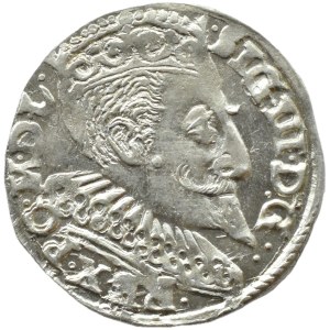 Sigismund III Vasa, 1597 HR trojak, Bydgoszcz THREE VERSES