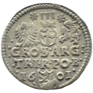 Sigismund III. Wasa, Trojak von 1601, Bydgoszcz
