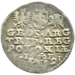 Sigismund III Vasa, 1591 IF trojak, Olkusz