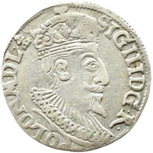 Zygmunt III Waza, trojak 1595 IF, Olkusz