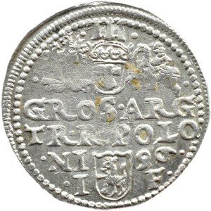 Zygmunt III Waza, trojak 1596, Olkusz