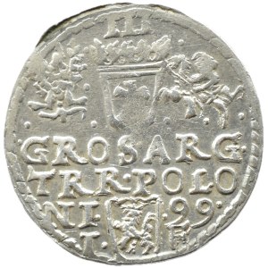 Zygmunt III Waza, trojak 1599, Olkusz