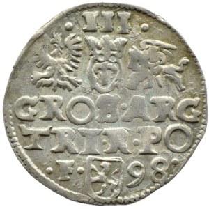 Sigismund III Vasa, 1598 trojak, Wschowa ABBREVIATED DATE
