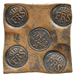 Szwecja, Fryderyk I Heski, 1/2 talara (dalera) 1742, Avesta