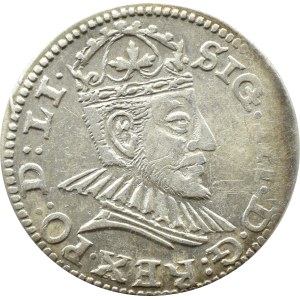 Sigismund III Vasa, 1590 LI trojak, Riga, DOTS
