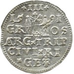 Sigismund III Vasa, 1591 trojak, Riga