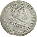 Zygmunt III Waza, trojak 1591, Ryga KORONA TYPU 1