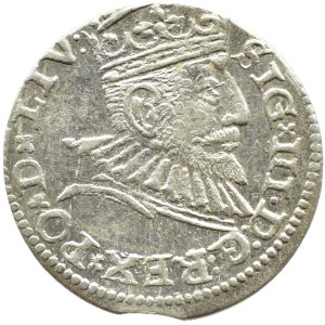 Zygmunt III Waza, trojak 1593, Ryga LIV: