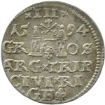 Sigismund III Vasa, 1594 trojak, Riga LI: